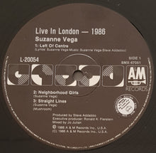 Load image into Gallery viewer, Suzanne Vega - Live In London 1986