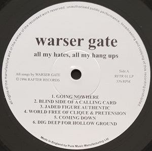 Warser Gate - All My Hates, All My Hang Ups