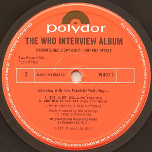 Who - Filling In The Gaps