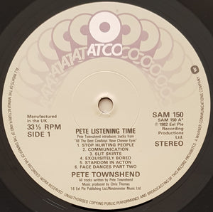 Who (Pete Townshend) - Pete Listening Time