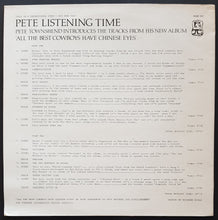 Load image into Gallery viewer, Who (Pete Townshend) - Pete Listening Time