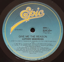 Load image into Gallery viewer, Luther Vandross - Give Me The Reason