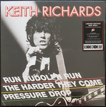 Load image into Gallery viewer, Rolling Stones (Keith Richards)- Run Rudolph Run - Red Vinyl
