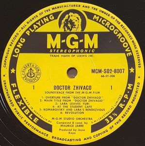 O.S.T. - Doctor Zhivago Original Soundtrack Album