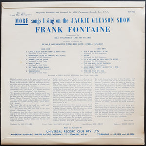 Fontaine, Frank - More Songs I Sing On The Jackie Gleason Show
