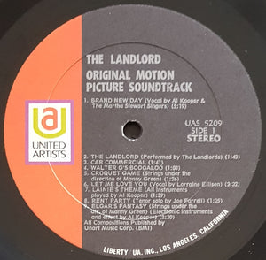 Al Kooper - The Landlord Original Moton Picture Soundtrack