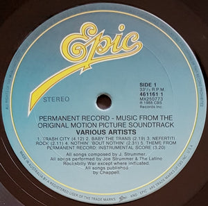 Clash (Joe Strummer) - Permanent Record