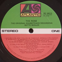 Load image into Gallery viewer, Bette Midler - The Rose The Original Soundtrack Recording