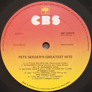 Pete Seeger - Pete Seeger's Greatest Hits
