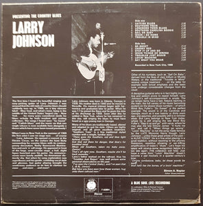 Johnson, Larry - Presenting The Country Blues