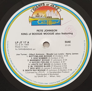 Johnson, Pete - King Of Boogie Woogie