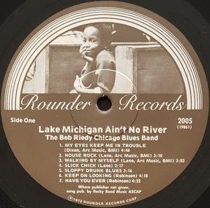 Bob Riedy Chicago Blues Band - Lake Michigan Ain't No River