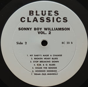 Williamson, Sonny Boy - Blues Classics By Volume 2