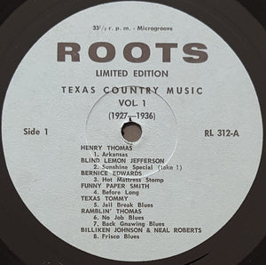 V/A - Texas Country Music Vol.1 1927-1936