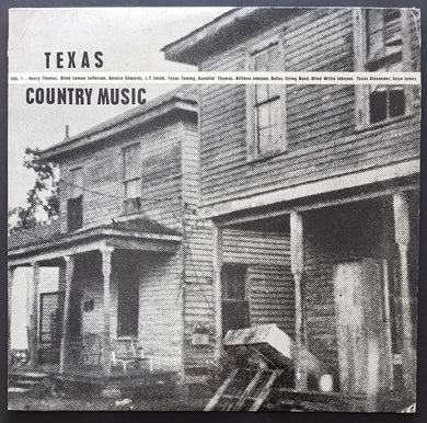 V/A - Texas Country Music Vol.1 1927-1936