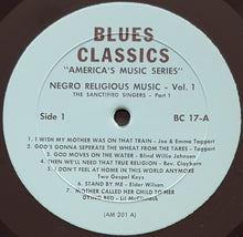 Load image into Gallery viewer, V/A - Negro Religious Music Sanctified Singers Part One