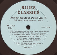 Load image into Gallery viewer, V/A - Negro Religious Music Sanctified Singers Part Two