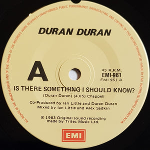 Duran Duran - Is There Something I Should Know?