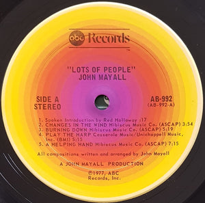 John Mayall - Lots Of People