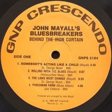 Load image into Gallery viewer, John Mayall (And The Bluesbreakers) - Behind The Iron Curtain