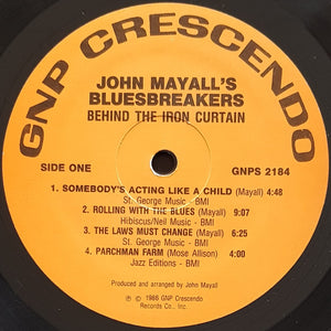 John Mayall (And The Bluesbreakers) - Behind The Iron Curtain