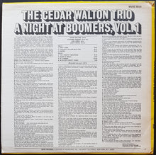 Load image into Gallery viewer, Cedar Walton Trio - A Night At Boomers, Vol. 1