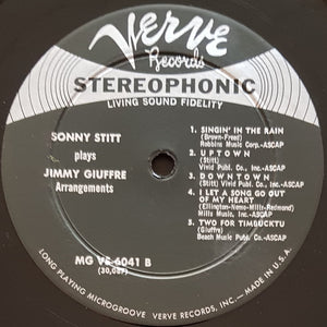 Sonny Stitt - Sonny Stitt Plays Jimmy Giuffre Arrangements