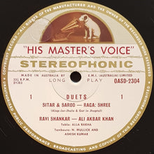 Load image into Gallery viewer, Ravi Shankar &amp; Ali Akbar Khan - Duets