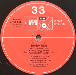 Jean-Luc Ponty - Sunday Walk