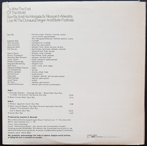 Sun Ra (And His Intergalactic Research Arkestra) - It's After The End Of The World