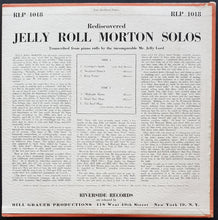 Load image into Gallery viewer, Morton, Jelly Roll - Piano Solos