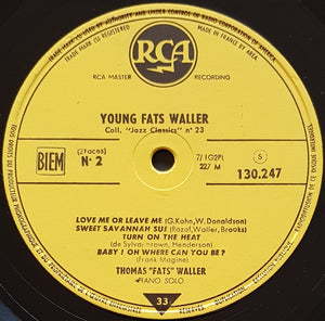 Fats Waller - Collection "Jazz Classics" No 23