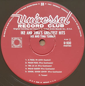 Turner, Tina (Ike & Tina) - Ike And Tina's Greatest Hits