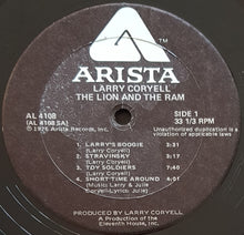 Load image into Gallery viewer, Larry Coryell - The Lion And The Ram