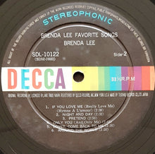 Load image into Gallery viewer, Lee, Brenda - Favorite Songs