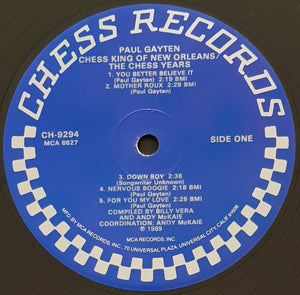 Paul Gayten - Ches King Of New Orleans