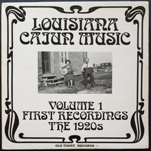 Load image into Gallery viewer, V/A - Louisiana Cajun Music Vol.1 First Recordings1920&#39;s