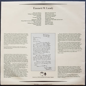 Emmett W. Lundy - Fiddle Tunes From Grayson County, Virginia