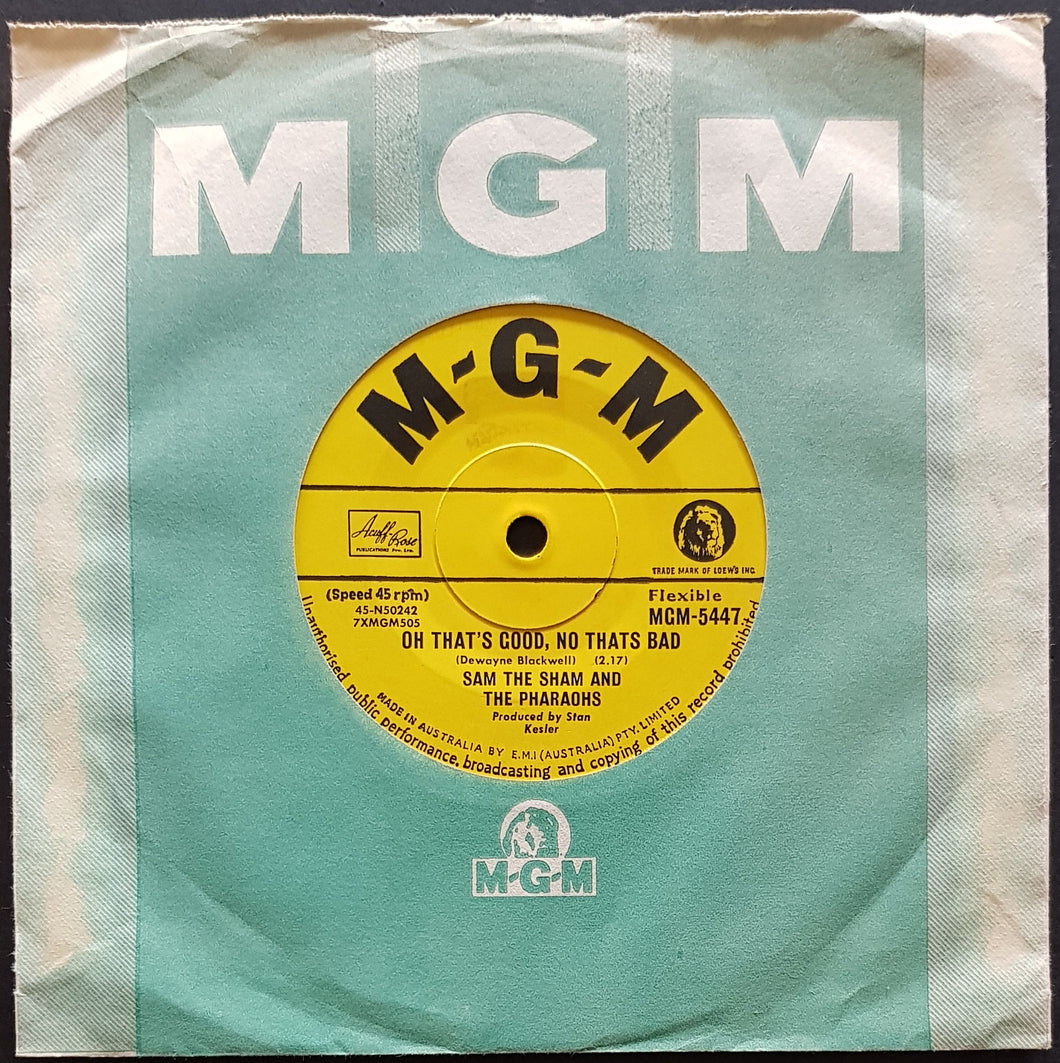 Sam The Sham And The Pharoahs - Oh That's Good, No That's Bad