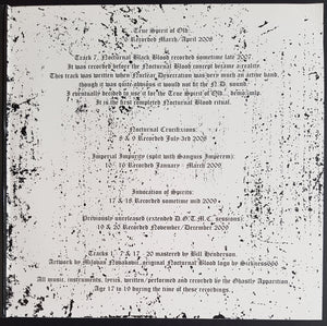 Nocturnal Blood - Abnormalities Prevail