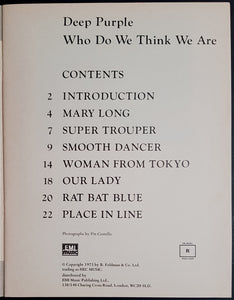 Deep Purple - Who Do We Think We Are!