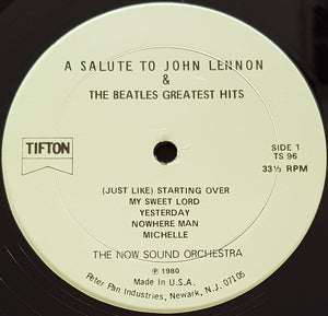 Beatles - (NOW SOUND ORCH) A Salute To John Lennon And The Beatles Greatest Hits