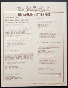 Beatles - The Baroque Beatles Book
