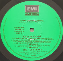 Load image into Gallery viewer, J. Geils Band - Freeze-Frame