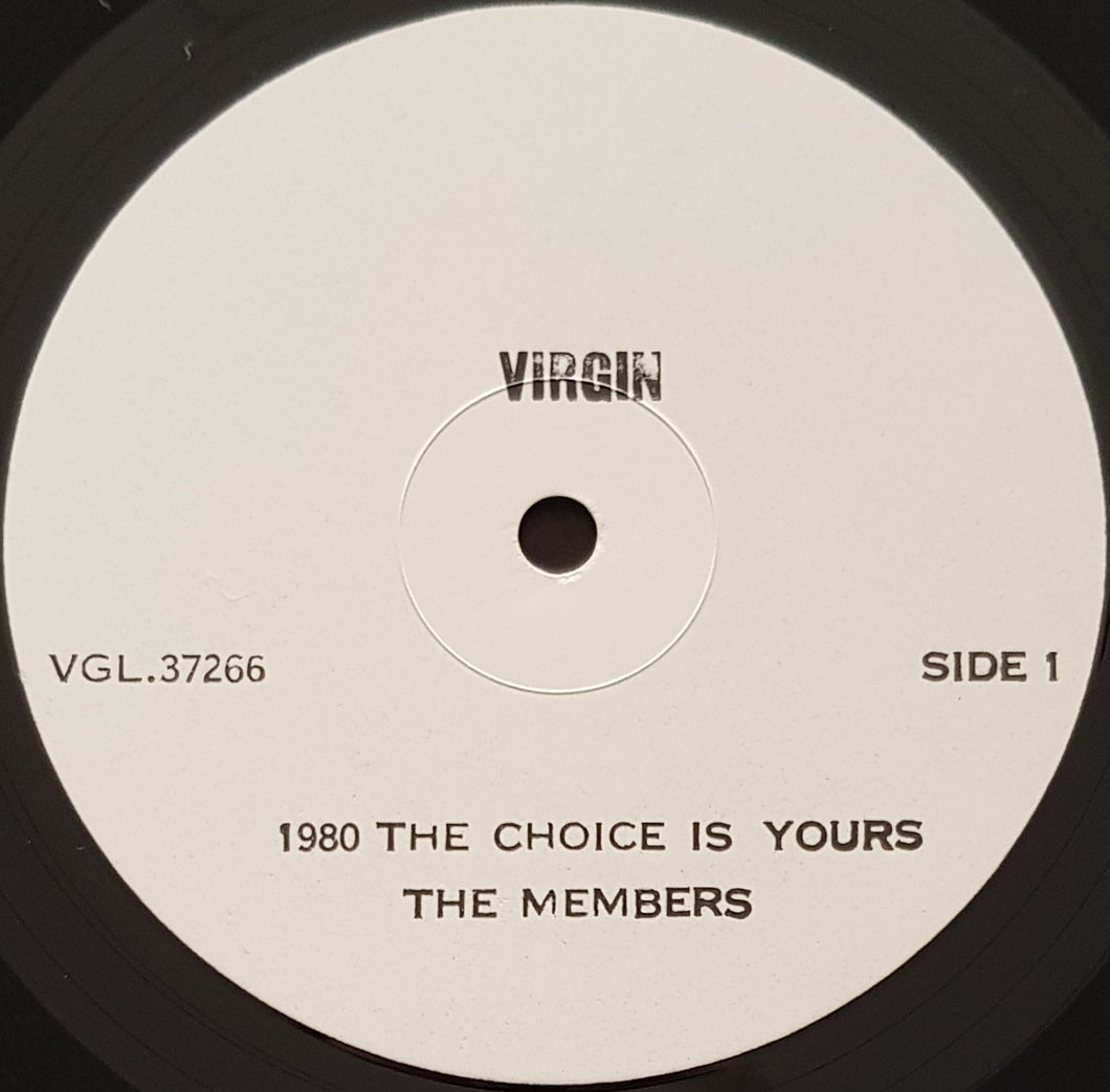 Members - 1980 - The Choice Is Yours