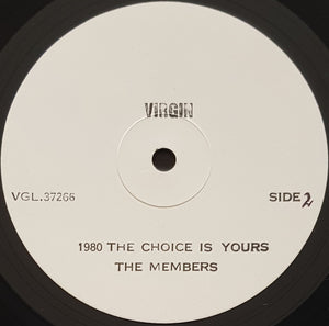 Members - 1980 - The Choice Is Yours