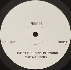 Members - 1980 - The Choice Is Yours