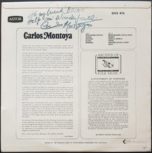 Load image into Gallery viewer, Carlos Montoya - An Archive Of Folk Music Recording