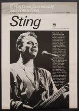 Load image into Gallery viewer, Police (Sting) - If You Love Somebody Set Them Free - Promo