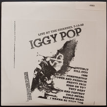 Load image into Gallery viewer, Iggy Pop  - Live At The Channel 7-19-88